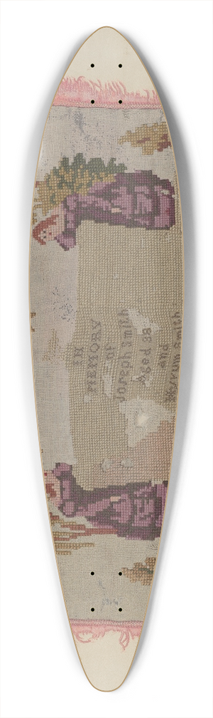 William Parkinson - Mourning Embroidery 39.3 inch art pintail longboard deck