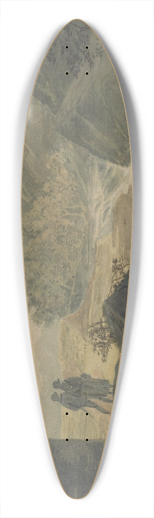 William Payne - Mountain stream 39.3 inch art pintail longboard deck