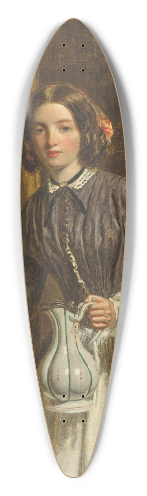 William Powell Frith - The Morning Call 39.3 inch art pintail longboard deck
