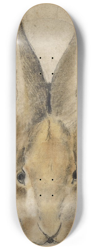 Hans Asper - Hase von vorn 8.25 inch art skate deck