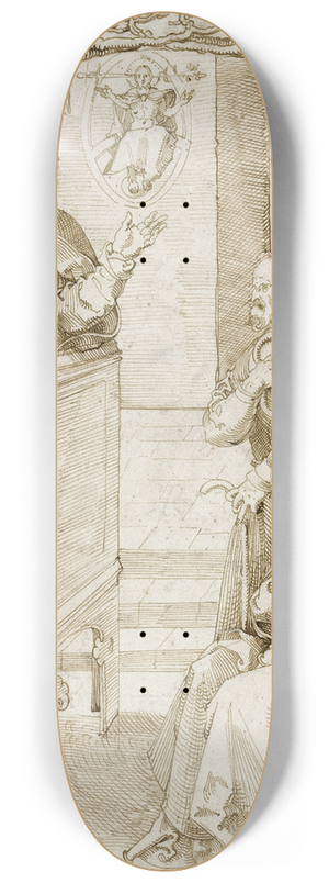 Hans Baldung - A Monk Preaching 8.25 inch art skate deck