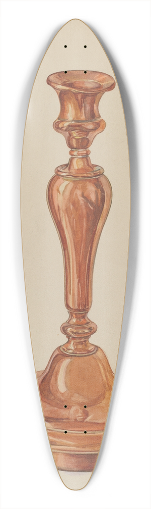 William Schmidt - Candlestick 39.3 inch art pintail longboard deck
