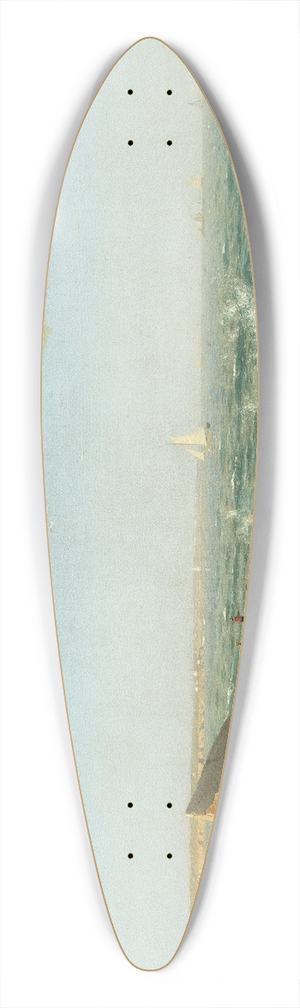 William Stanley Haseltine - Narragansett Bay 39.3 inch art pintail longboard deck