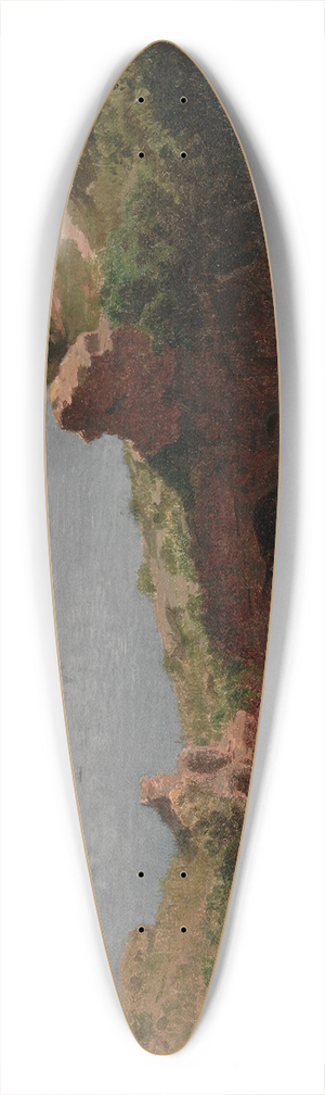 William Stanley Haseltine - Natural Bridge, Sorrento 39.3 inch art pintail longboard deck