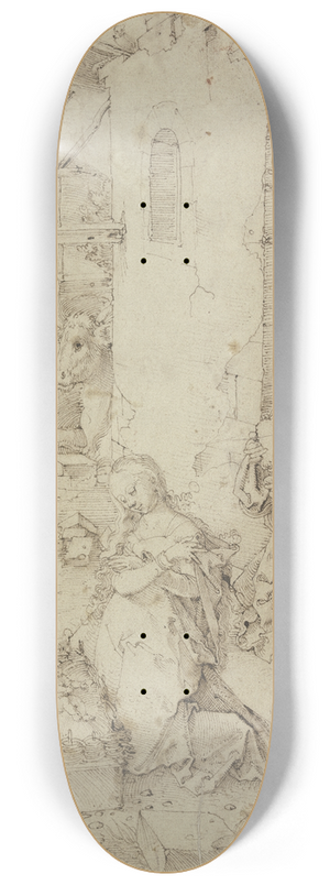Hans Baldung - The Nativity 8.25 inch art skate deck Hans Baldung - The Nativity 8.25 inch art skate deck