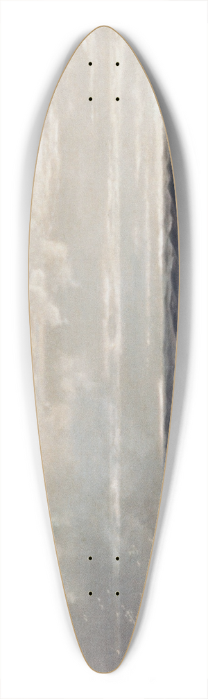 William Trost Richards - Near Lands End, Cornwall 39.3 inch art pintail longboard deck