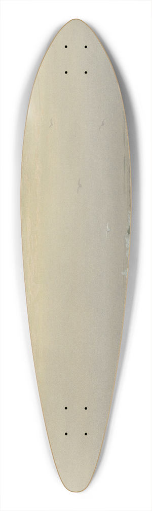 William Trost Richards - Rocks and Breaking Waves 39.3 inch art pintail longboard deck