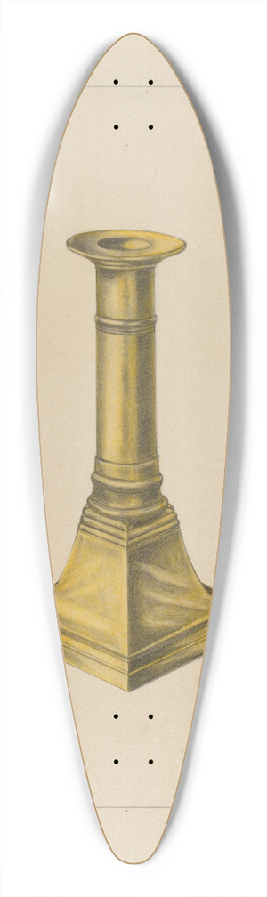 William Vergani - Candlestick 39.3 inch art pintail longboard deck