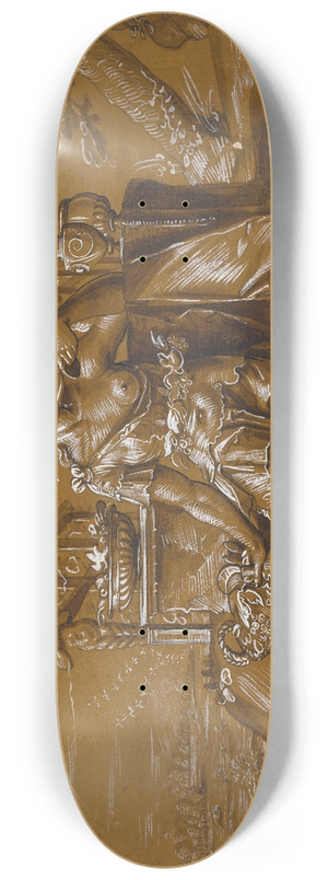 Hans Bock the Elder - Allegory of Autumn 8.25 inch art skate deck