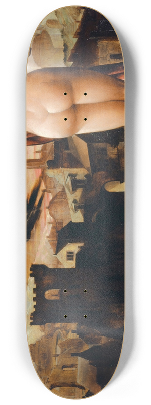 Hans Bock the Elder - Allegory of Night 8.25 inch art skate deck