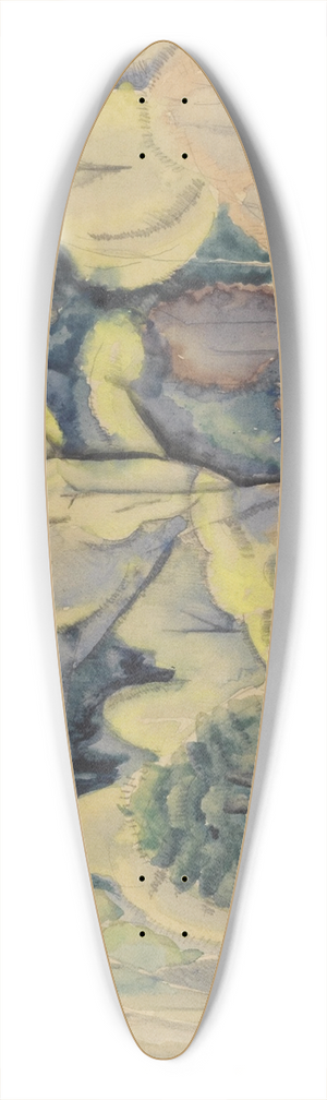 William Zorach - New Hampshire 39.3 inch art pintail longboard deck