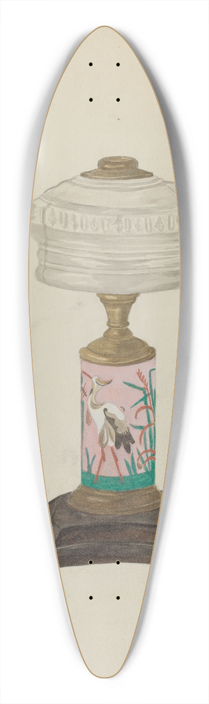 Willoughby Ions - Lamp Base 39.3 inch art pintail longboard deck