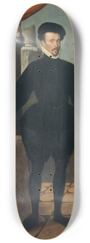 Hans Bock the Elder - Portrait of the Professor of Medicine Felix Platter 8.25 inch art skate deck Hans Bock the Elder - Portrait of the Professor of Medicine Felix Platter 8.25 inch art skate deck