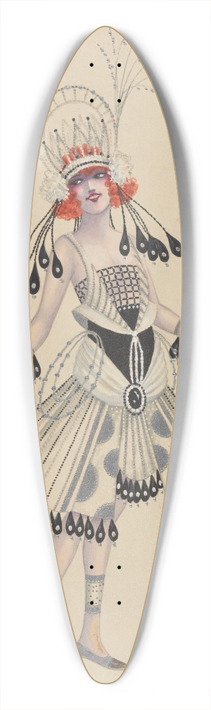 Will R. Barnes - Dancer-Principal-Woman 39.3 inch art pintail longboard deck