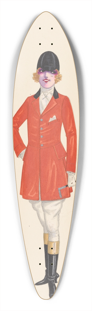 Will R. Barnes - Hunting, 10 39.3 inch art pintail longboard deck