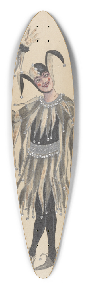 Will R. Barnes - Jester 39.3 inch art pintail longboard deck