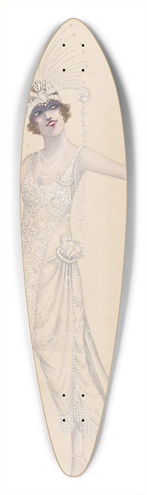 Will R. Barnes - Miss Storey 39.3 inch art pintail longboard deck
