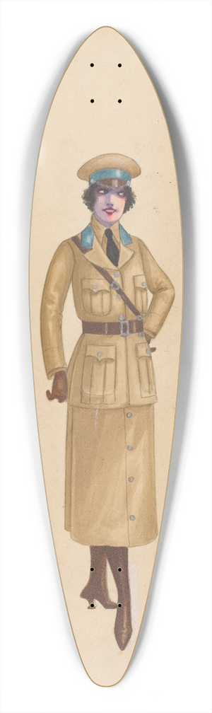 Will R. Barnes - Motor Corps, 5 39.3 inch art pintail longboard deck