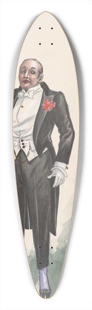 Will R. Barnes - Richter; Act II, 121 39.3 inch art pintail longboard deck