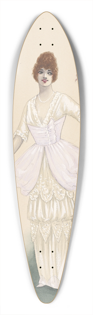 Will R. Barnes - Tango Girl; Act II, 30 39.3 inch art pintail longboard deck