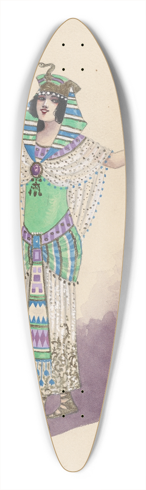 Will R. Barnes - untitled 39.3 inch art pintail longboard deck