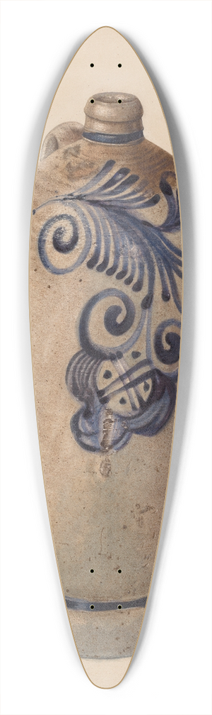 Winifred Luten - Jug 39.3 inch art pintail longboard deck