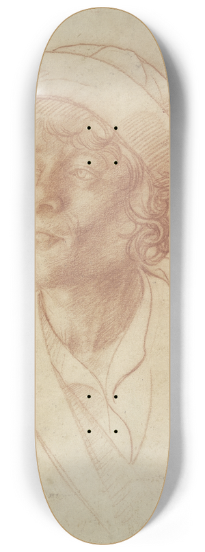 Hans Burgkmair The Elder - Portrt eines jungen Mannes 8.25 inch art skate deck