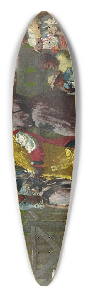 Winslow Homer - Dressing for the Carnival 39.3 inch art pintail longboard deck