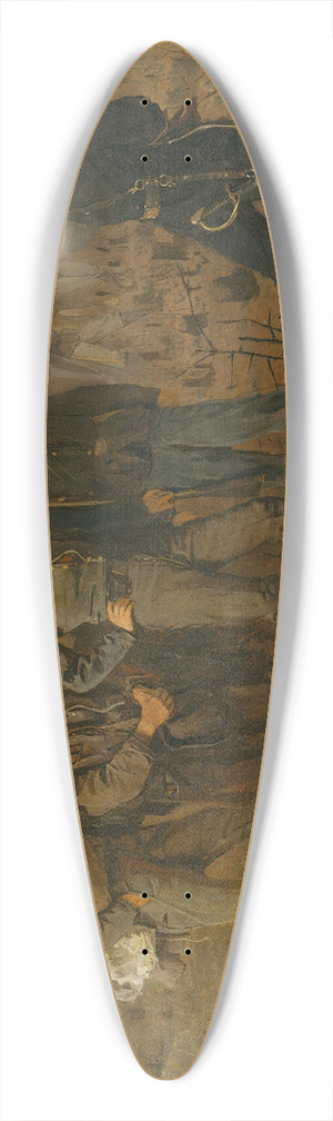Winslow Homer - Prisoners from the Front 39.3 inch art pintail longboard deck