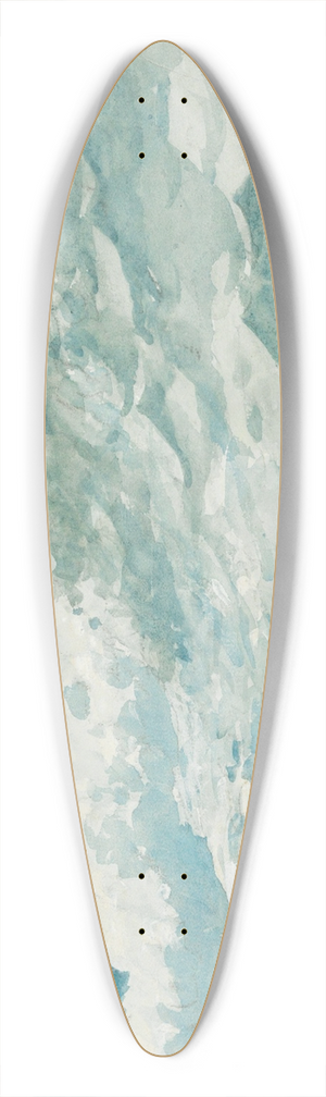 Winslow Homer - Surf, ProutsNeck 39.3 inch art pintail longboard deck