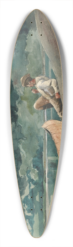 Winslow Homer - The Guide 39.3 inch art pintail longboard deck