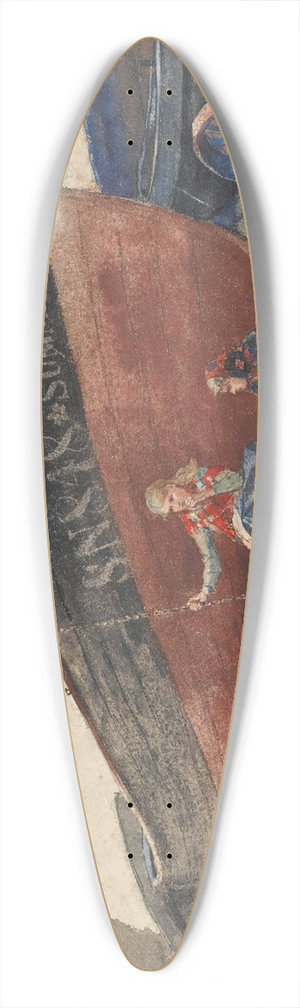 Winslow Homer - The Summer Cloud 39.3 inch art pintail longboard deck