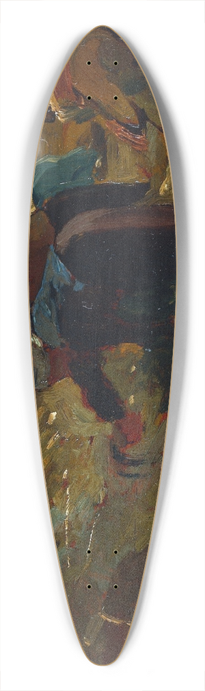Winslow Homer - Women Working in a Field 39.3 inch art pintail longboard deck