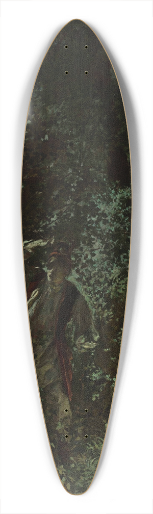 Witold Pruszkowski - Saint Johns Eve 39.3 inch art pintail longboard deck