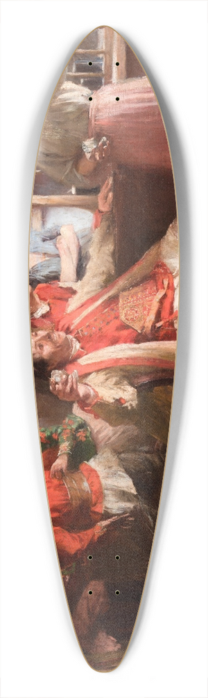 Wodzimierz Tetmajer - Courtship 39.3 inch art pintail longboard deck