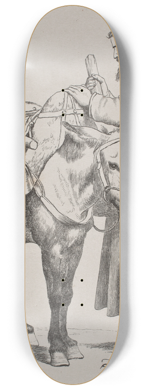 Hans Christian Henneberg - En tiggermunk med sit paksel 8.25 inch art skate deck