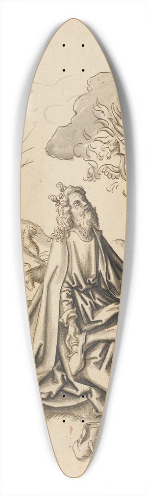 Workshop of Hans Holbein the elder - Moses at the burning bush 39.3 inch art pintail longboard deck