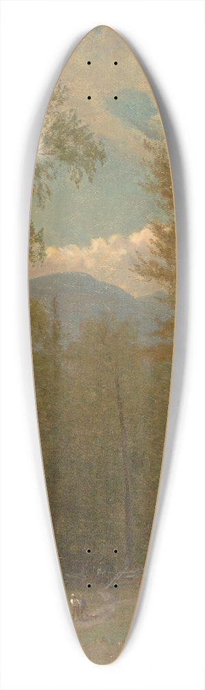 Worthington Whittredge - Landscape 39.3 inch art pintail longboard deck