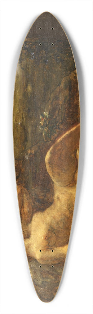 Wyatt Eaton - Ariadne 39.3 inch art pintail longboard deck