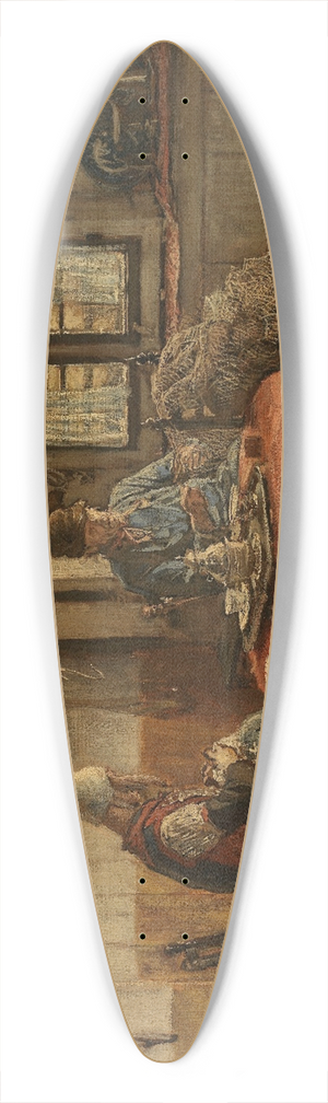 Xavier Mellery - Interior in Marken 39.3 inch art pintail longboard deck