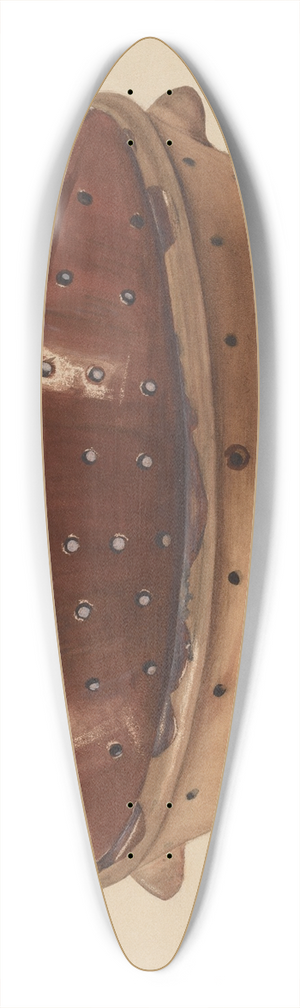 Yolande Delasser - Colander 39.3 inch art pintail longboard deck