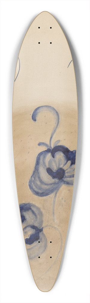 Yolande Delasser - Jug 39.3 inch art pintail longboard deck