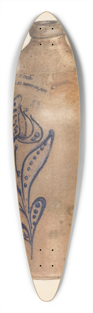 Yolande Delasser - Jug 39.3 inch art pintail longboard deck