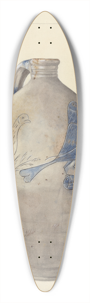 Yolande Delasser - Jug 39.3 inch art pintail longboard deck