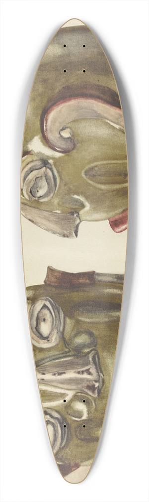 Yolande Delasser - Jug 39.3 inch art pintail longboard deck