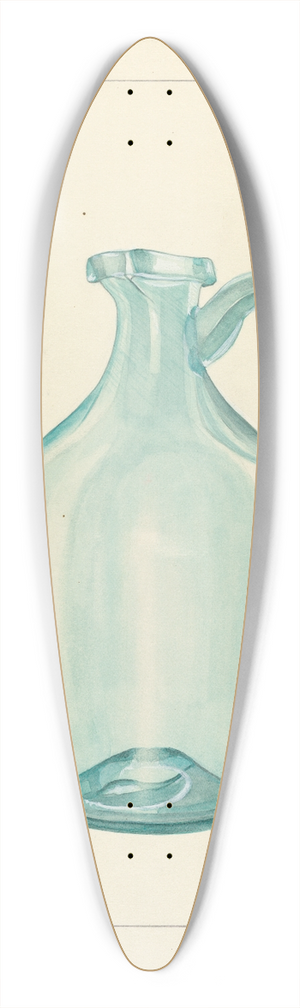 Yolande Delasser - Jug 39.3 inch art pintail longboard deck