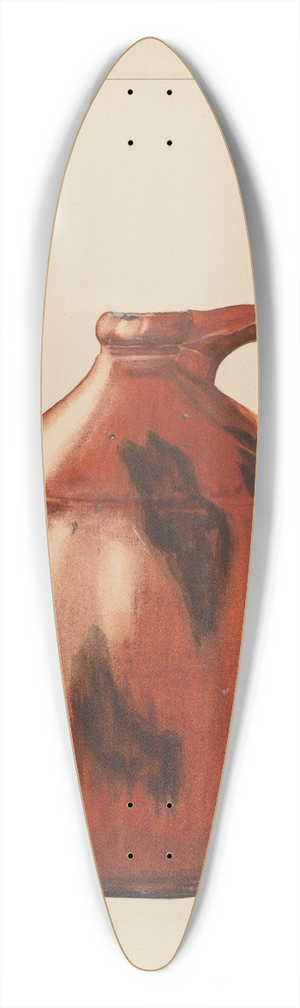 Yolande Delasser - Jug 39.3 inch art pintail longboard deck
