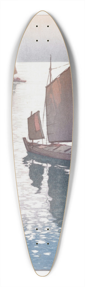 Yoshida Hiroshi - Calm Wind 39.3 inch art pintail longboard deck
