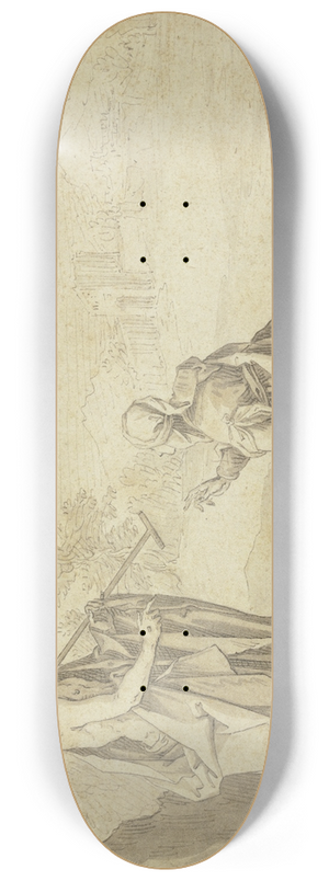 Hans Friedrich Schorer - Christus als Grtner erscheint der Magdalena 8.25 inch art skate deck Hans Friedrich Schorer - Christus als Grtner erscheint der Magdalena 8.25 inch art skate deck