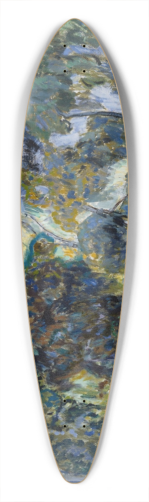 Yrj Ollila - Maisema Korpilahdelta 39.3 inch art pintail longboard deck